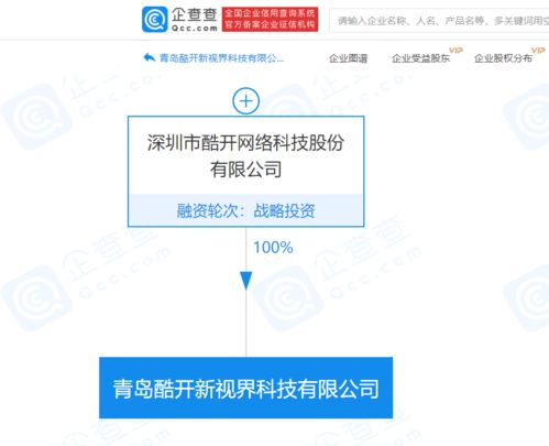 酷開網絡關聯企業新設科技公司，布局計算機軟硬件零售業務